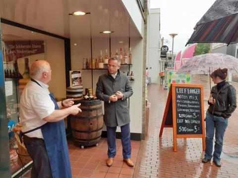 CDK René Paas in gesprek met Oldambtster ondernemers