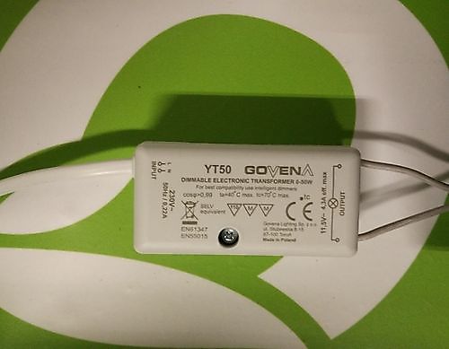 Dimmable electronical transformer 0-50Watt