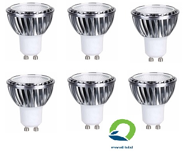 wetenschappelijk Snoep zweer GU10 led lamp 12-24Volt, 6 stuks | Winschoten24