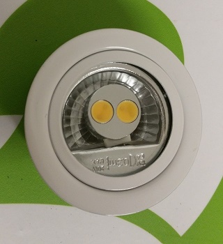 Built-in LED spotlight