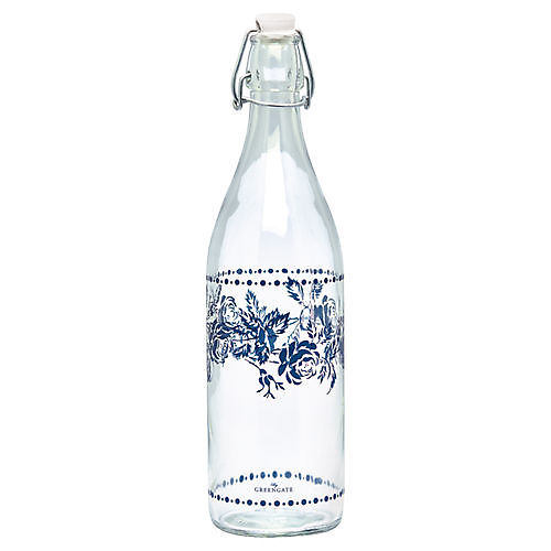 Greengate Bottle Fleur blue