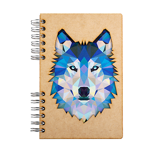 Komoni Notebook gelinieerd Wolf A5