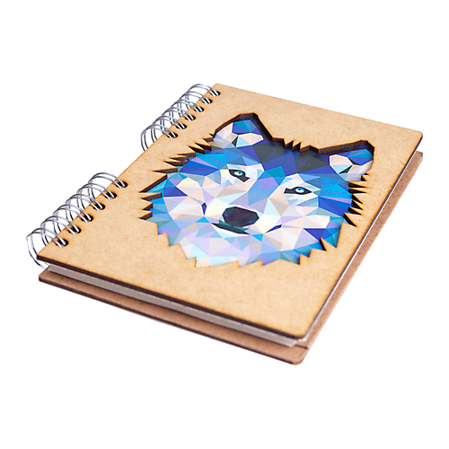 Komoni Notebook gelinieerd Wolf A6