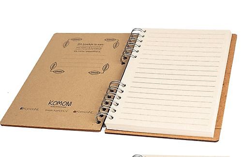 Komoni Notebook gelinieerd Kat A5