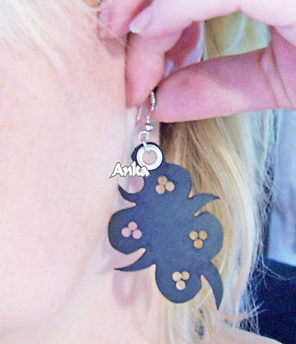 Earrings Floral pattern