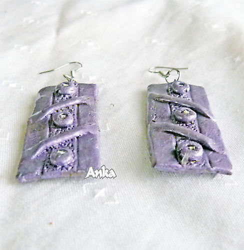 Earrings lilac