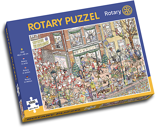 Rotary puzzelactie voor het goede doel