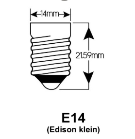 E14 LED Lamp Umbra Dim