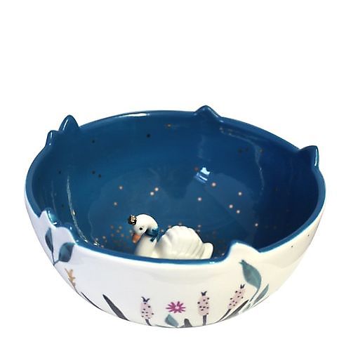 Secret Garden Swan Bowl