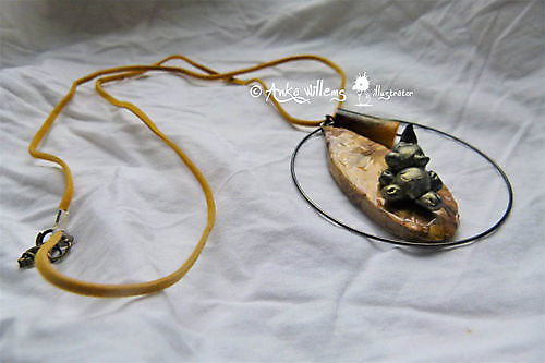 Pendant Baby Rhinoceros