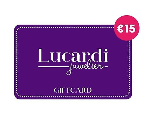 Giftcard t.w.v 15,00 euro