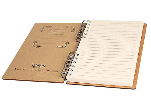 Komoni Notebook gelinieerd Vlinders A5