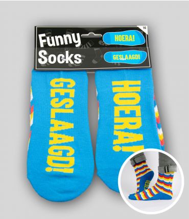 Funny socks - Geslaagd!
