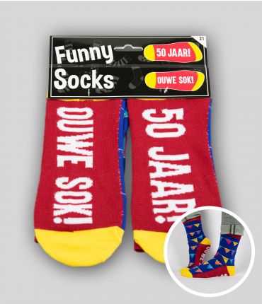 Funny socks - 50 jaar