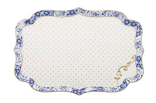 Pip Royal White serveerschaal 26x18cm