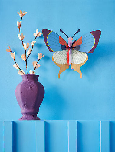 Studio ROOF - Plum fringe butterfly