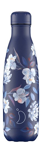 Chilly's 500ml. Fleures Bleues