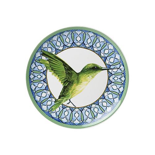 Wandbord Kolibrie Groen 20,5 cm