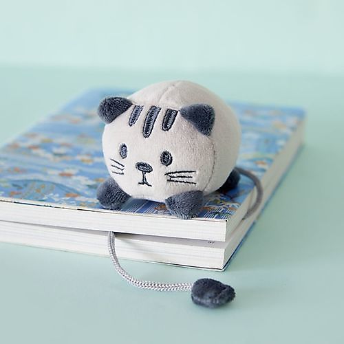 Bookmark Kitty grey