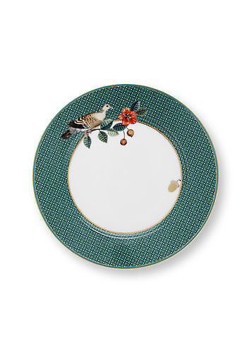 Plate Winter Wonderland Dove Green 17cm