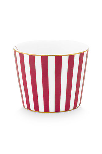 Egg Cup Royal Stripes Dark Pink