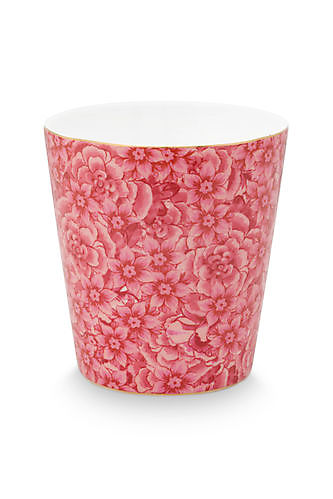 Mug Small without Ear Royal Flower Dark Pink 230m