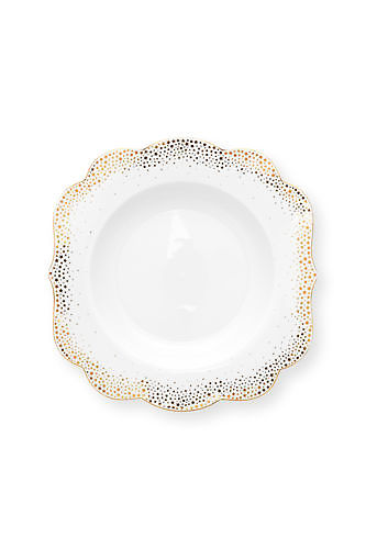 Deep Plate Royal Winter White 23.5cm