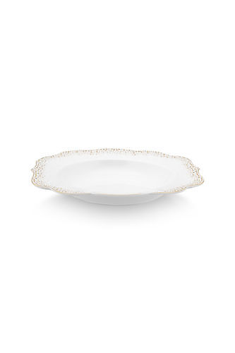 Deep Plate Royal Winter White 23.5cm