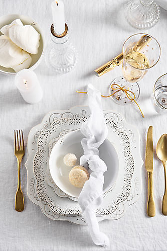 Deep Plate Royal Winter White 23.5cm