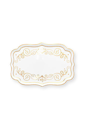 Tray Royal Winter White 26x18cm