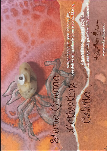 stone gnome activating calcite gemstone