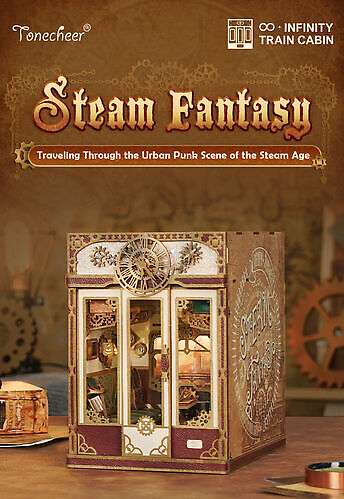 DIY Book Nook, Steam Fantasy
