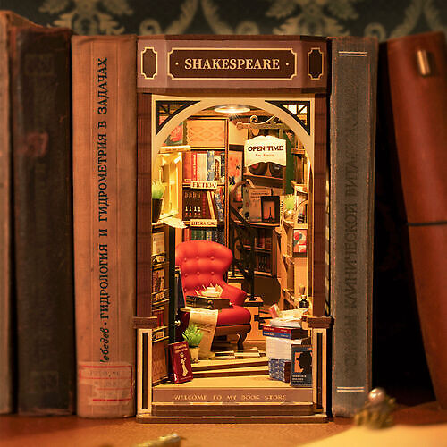 DIY Book Nook, Shakespeare's Bookstore
