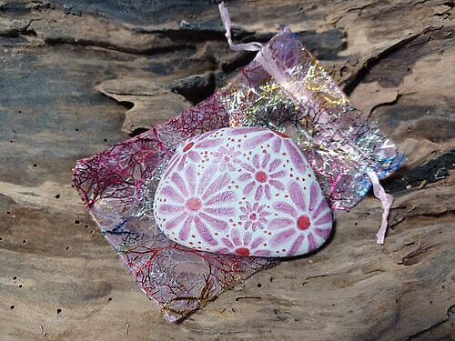 Happy Stone Roze Bloemen