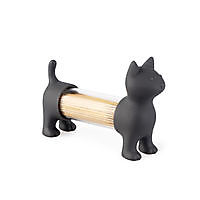 T.pick holder & salt&pepper shaker Cat Grey