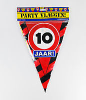 Party vlaggen - 10 jaar