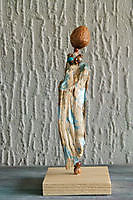 Sculpture Lady in Blue