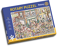 Rotary-Puzzle-Aktion für einen guten Zweck