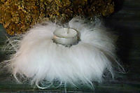 Tealight holder colorful pillow