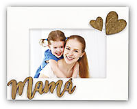 Fotolijst mama 10x15cm wit houtenlijst