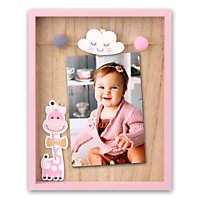 Fotolijst Ryan Pink staand 10x15cm houtenlijst