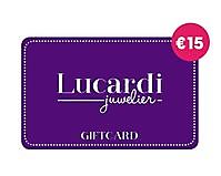 Giftcard t.w.v 15,00 euro