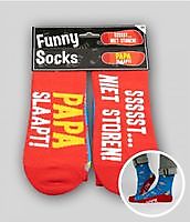 Funny socks - Papa slaapt sssst