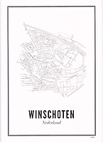 WIJCK. poster Winschoten 21x30cm