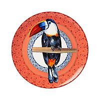 Wandbord Toekan Koraal 26,5 cm