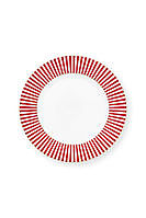 Plate Royal Stripes Dark Pink 21cm