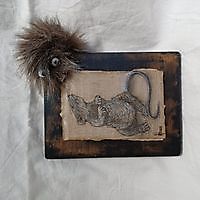 Muurdecoratie Rattie