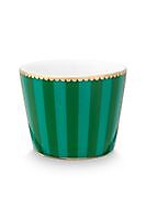 Egg Cup Love Birds Stripes smaragdgroen